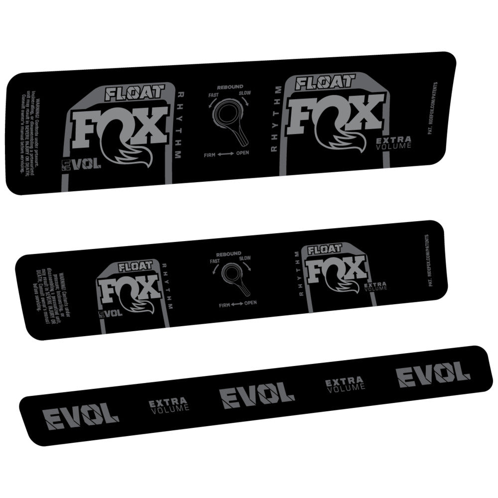 Stickers Compatible Decal Fox Float Rhythm Inline CR 2025 compatibles - Autocollants amortisseur VTT