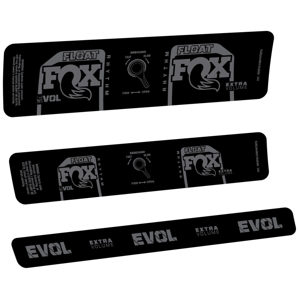Stickers Compatible Decal Fox Float Rhythm Inline CR 2025 compatibles - Autocollants amortisseur VTT