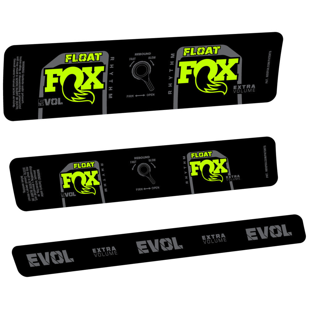 Stickers Compatible Decal Fox Float Rhythm Inline CR 2025 compatibles - Autocollants amortisseur VTT