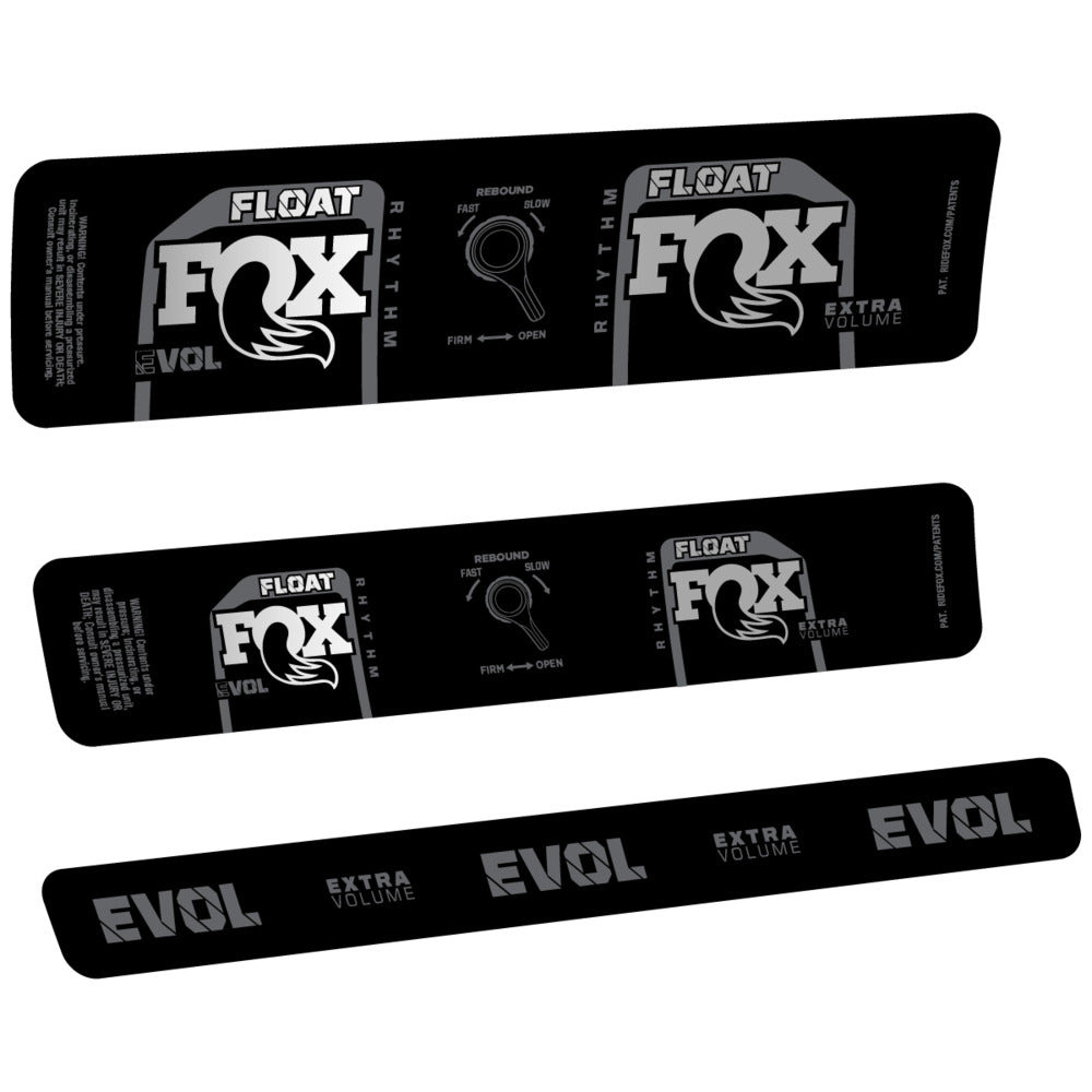 Stickers Compatible Decal Fox Float Rhythm Inline CR 2025 compatibles - Autocollants amortisseur VTT