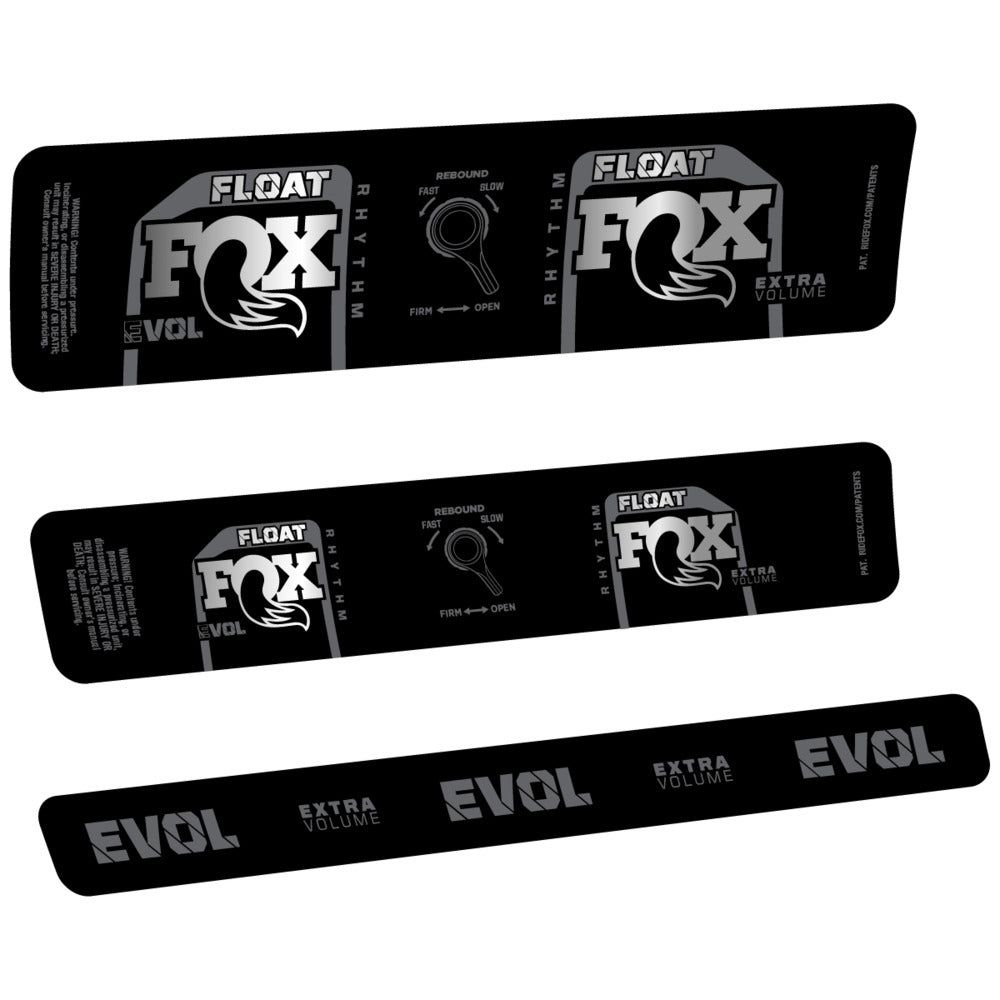Stickers Compatible Decal Fox Float Rhythm Inline CR 2025 compatibles - Autocollants amortisseur VTT