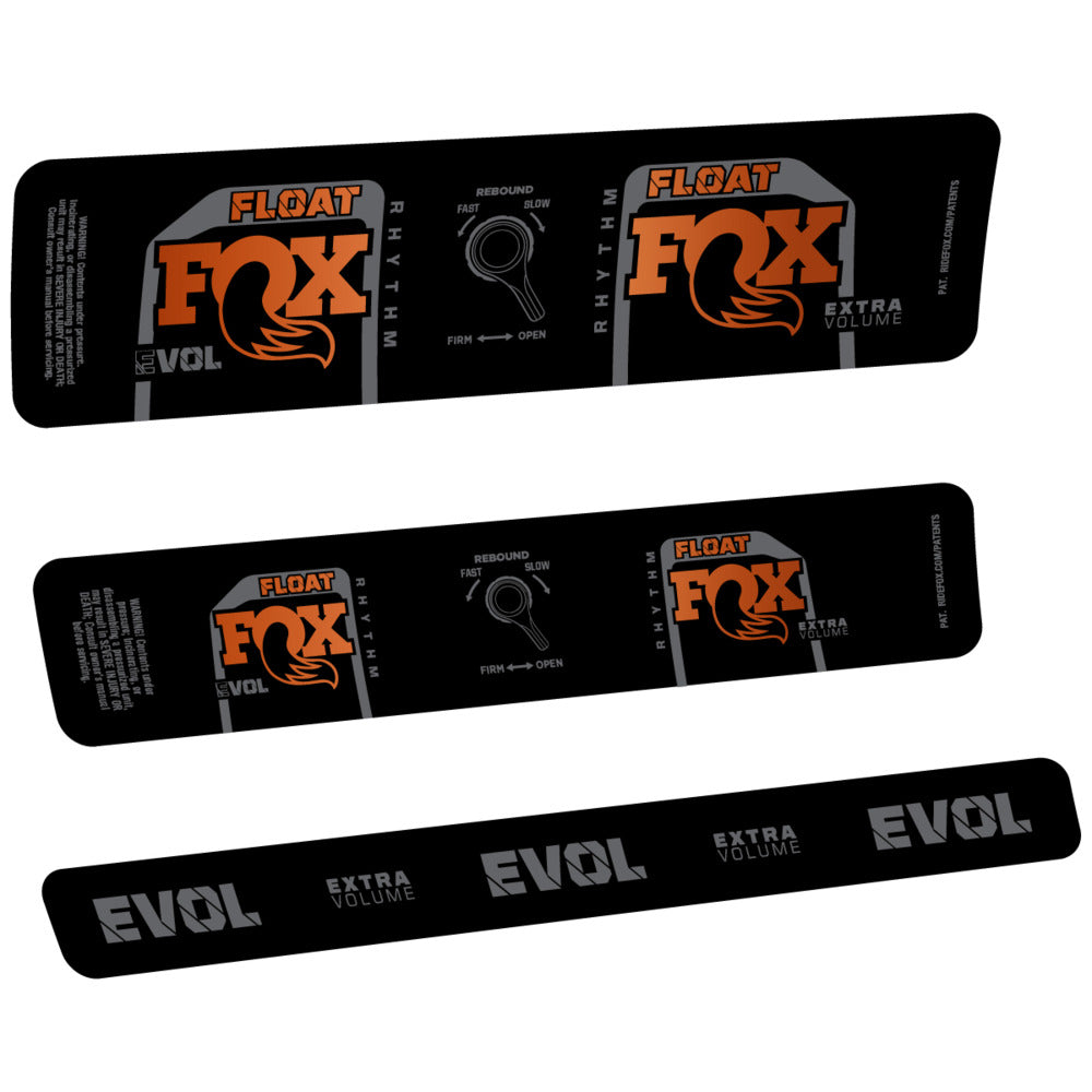 Stickers Compatible Decal Fox Float Rhythm Inline CR 2025 compatibles - Autocollants amortisseur VTT