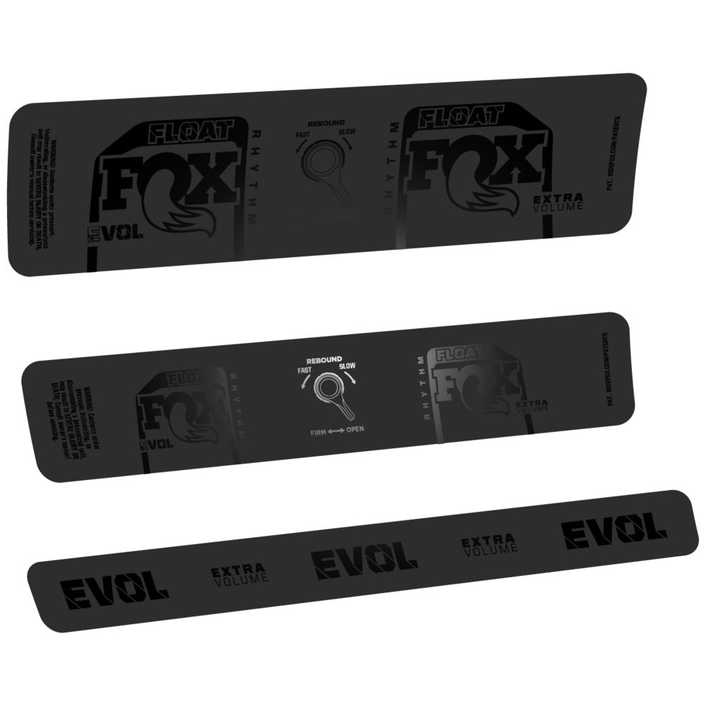 Stickers Compatible Decal Fox Float Rhythm Inline CR 2025 compatibles - Autocollants amortisseur VTT