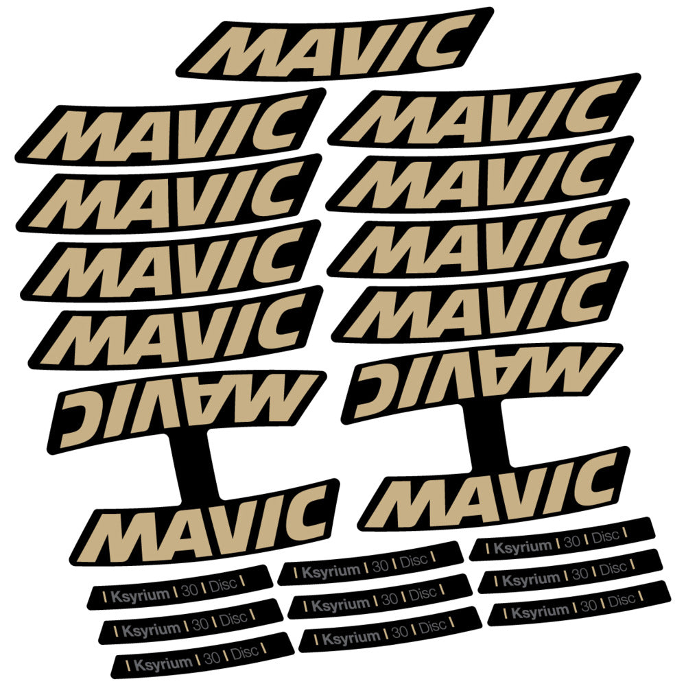 Stickers Compatible Decal Mavic Ksyrium 30 2025 compatibles - Autocollants roue vélo route