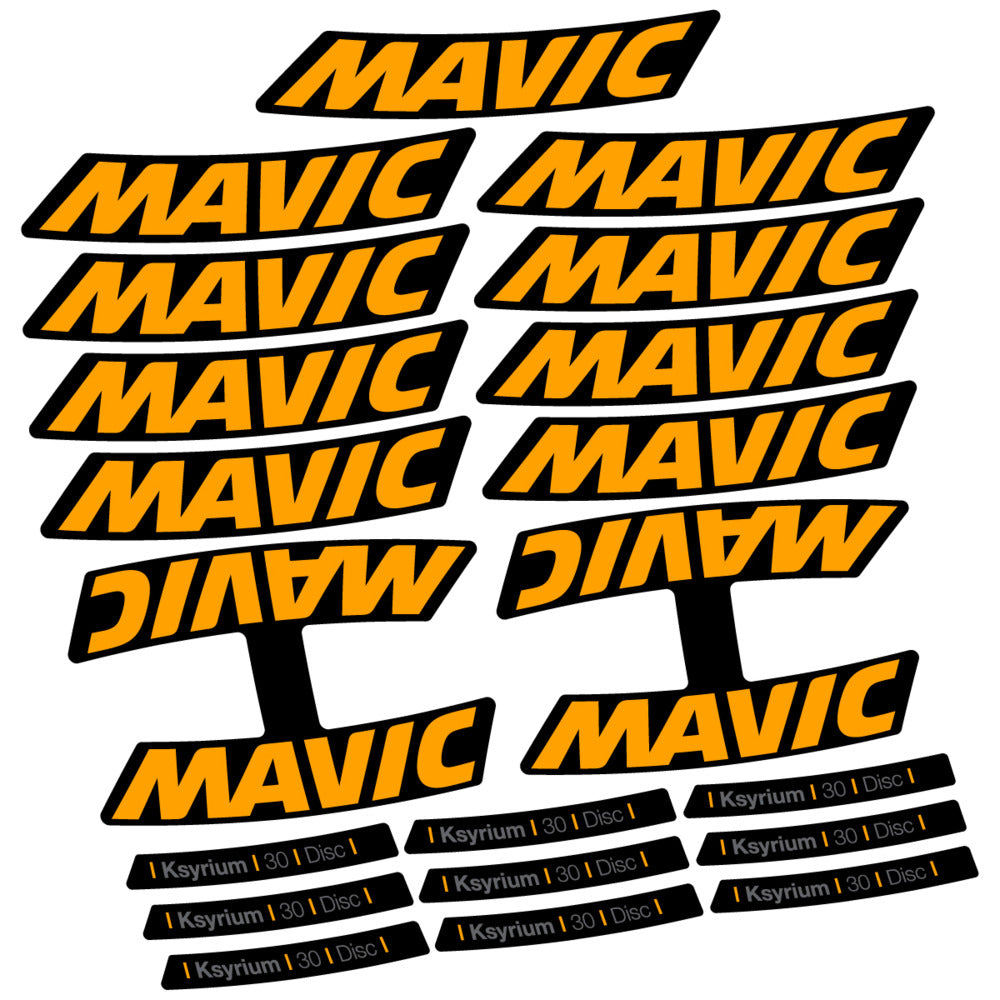 Stickers Compatible Decal Mavic Ksyrium 30 2025 compatibles - Autocollants roue vélo route