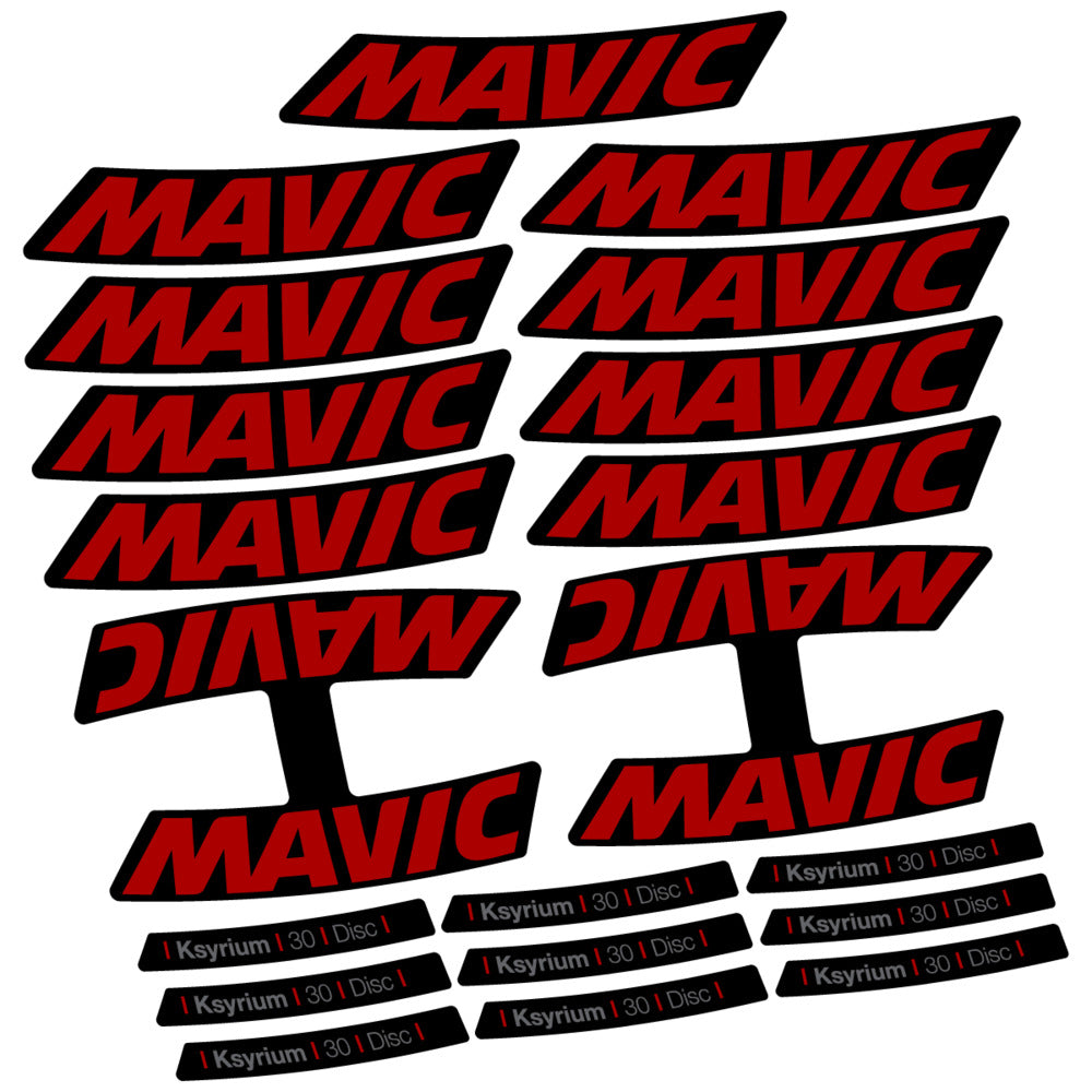 Stickers Compatible Decal Mavic Ksyrium 30 2025 compatibles - Autocollants roue vélo route
