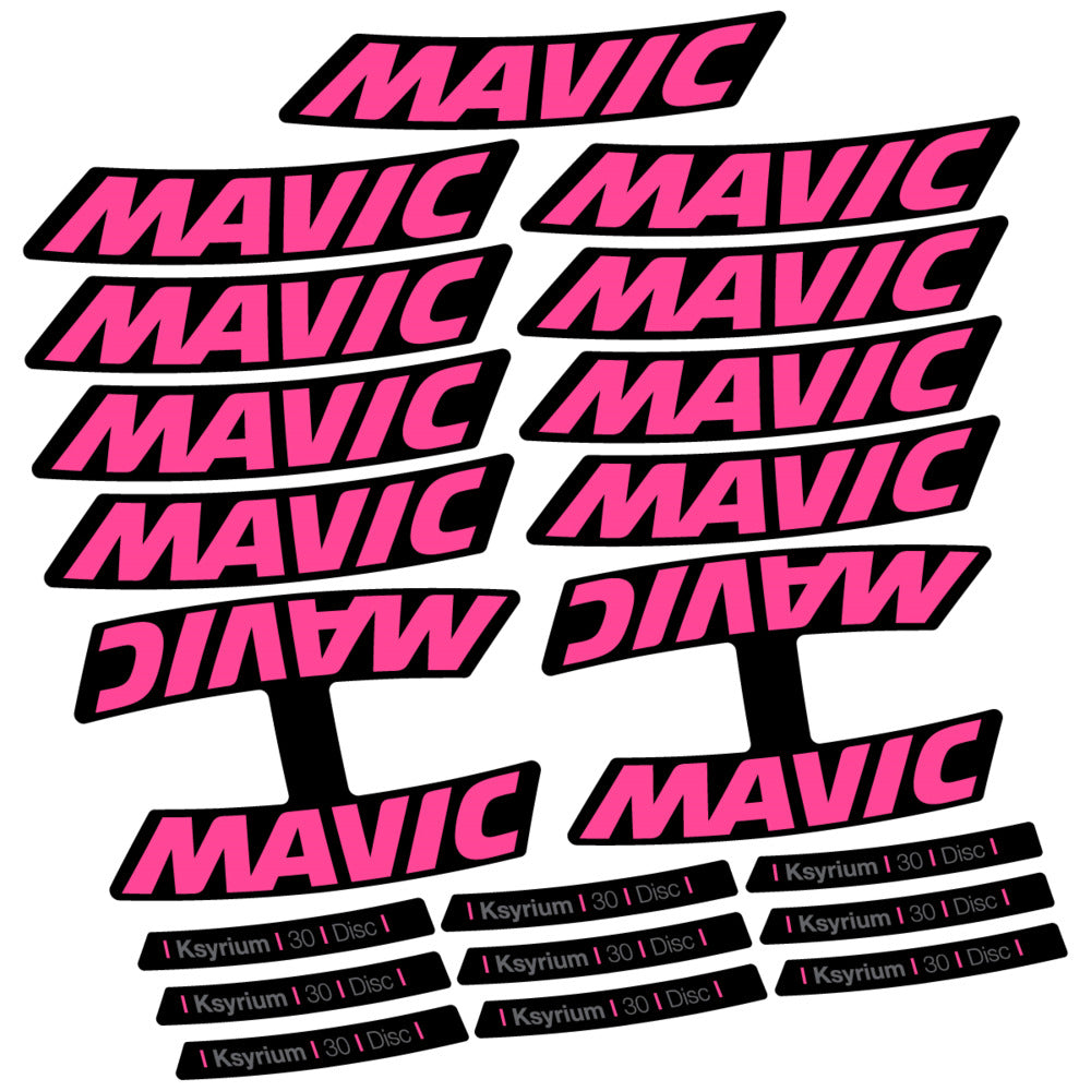Stickers Compatible Decal Mavic Ksyrium 30 2025 compatibles - Autocollants roue vélo route