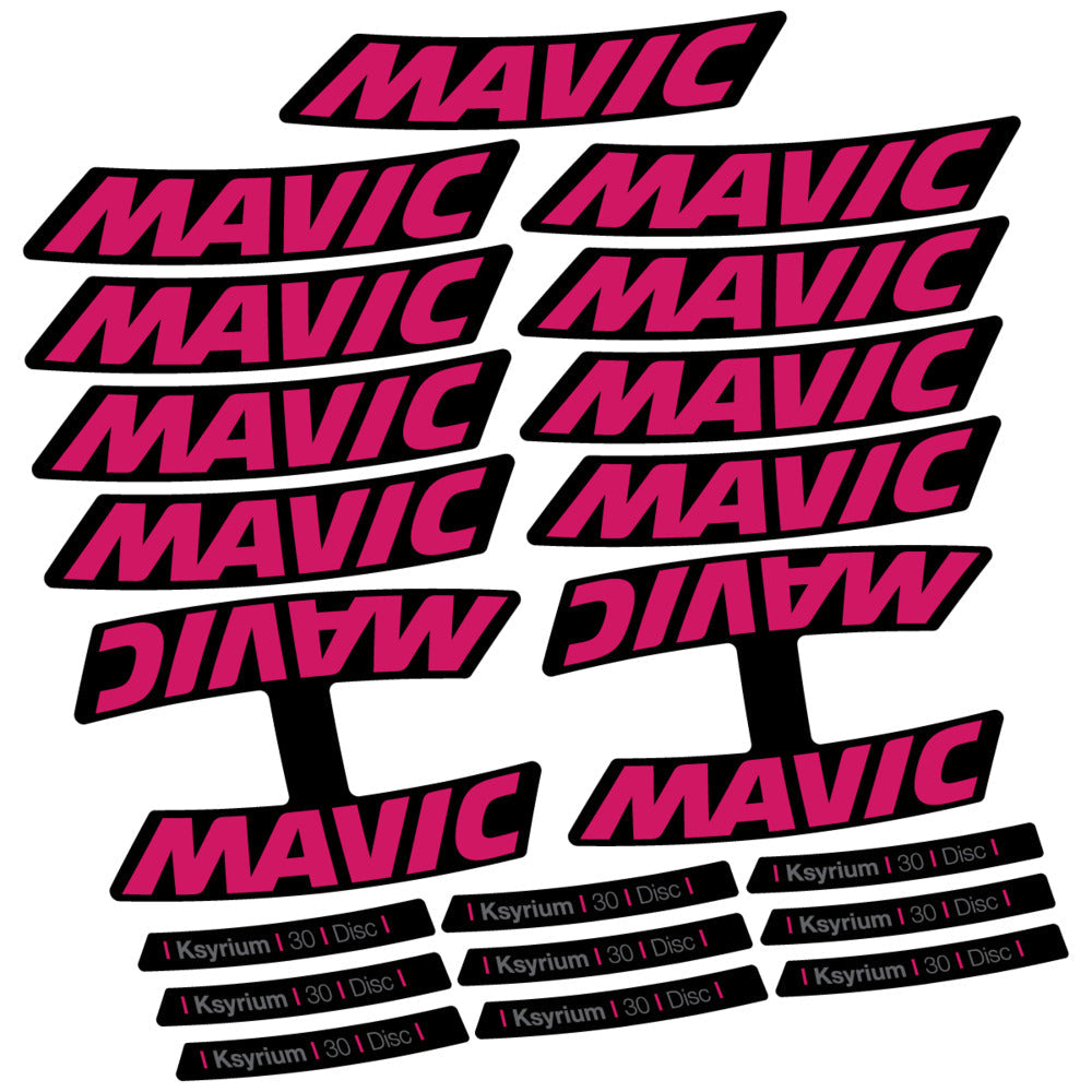 Stickers Compatible Decal Mavic Ksyrium 30 2025 compatibles - Autocollants roue vélo route