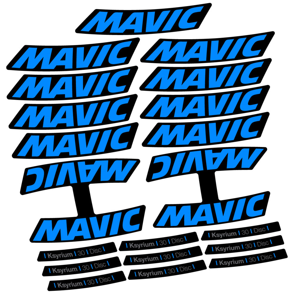 Stickers Compatible Decal Mavic Ksyrium 30 2025 compatibles - Autocollants roue vélo route
