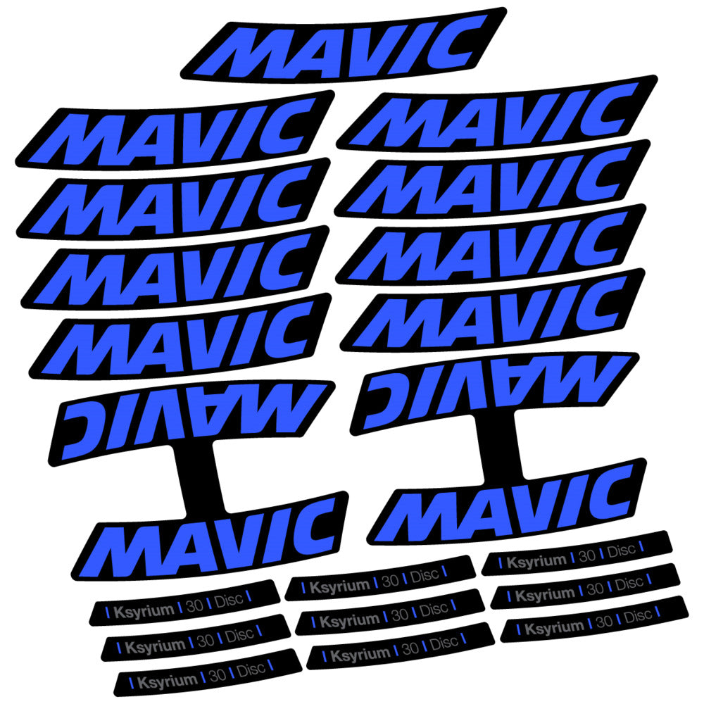 Stickers Compatible Decal Mavic Ksyrium 30 2025 compatibles - Autocollants roue vélo route