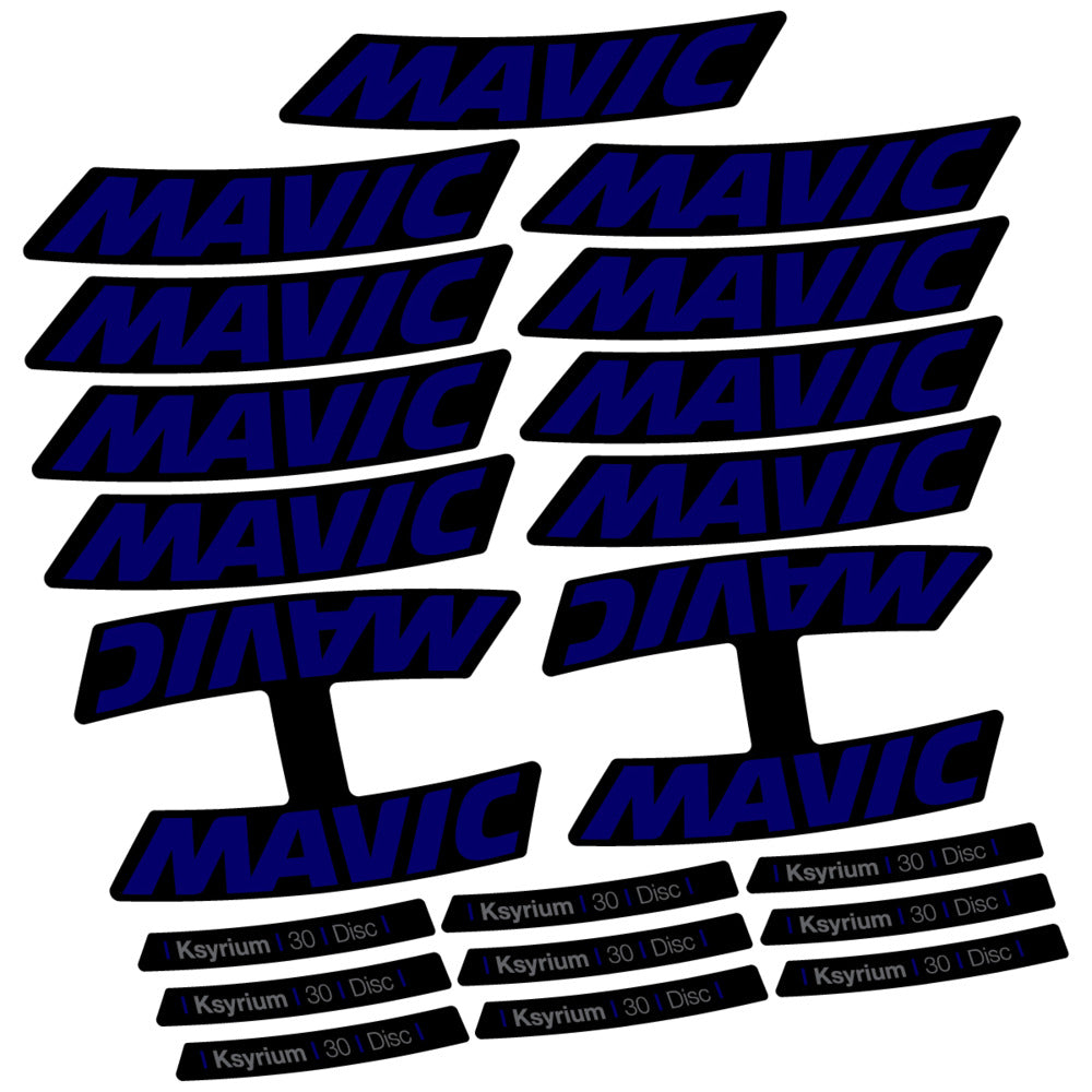 Stickers Compatible Decal Mavic Ksyrium 30 2025 compatibles - Autocollants roue vélo route