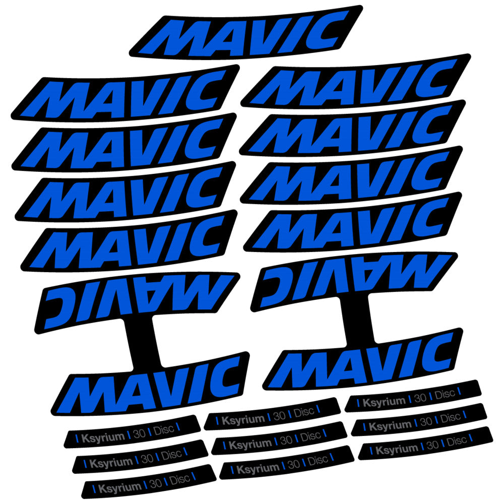 Stickers Compatible Decal Mavic Ksyrium 30 2025 compatibles - Autocollants roue vélo route