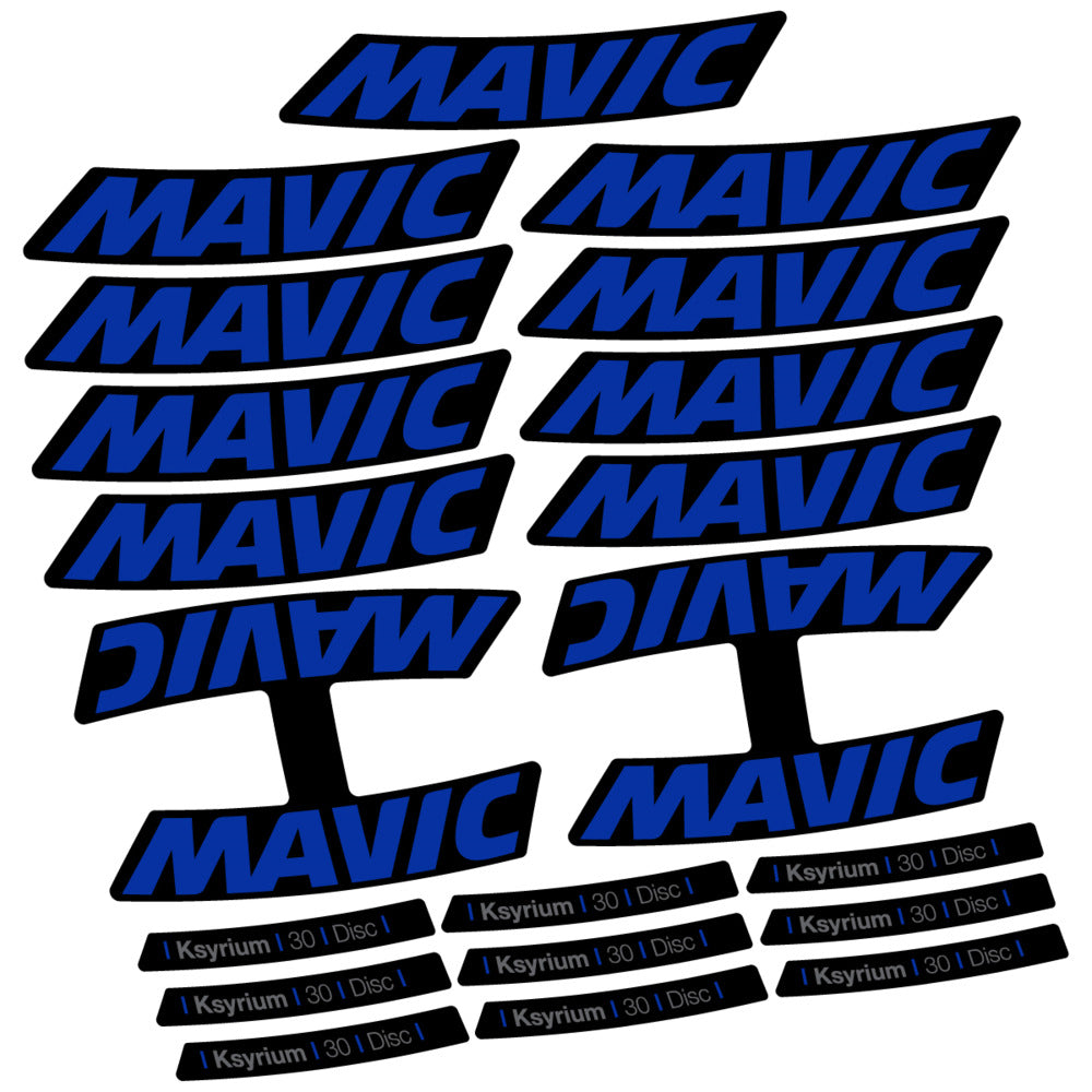 Stickers Compatible Decal Mavic Ksyrium 30 2025 compatibles - Autocollants roue vélo route