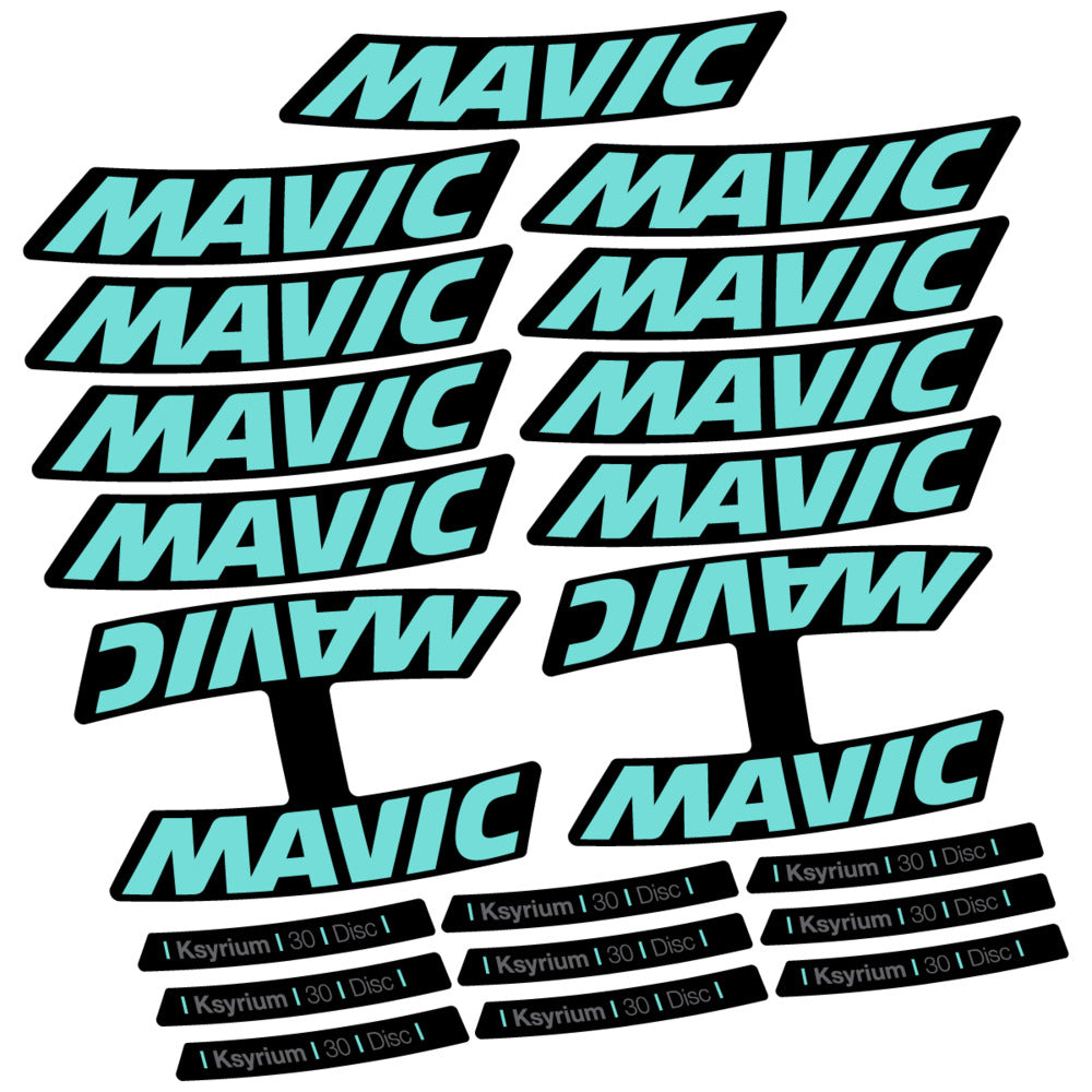 Stickers Compatible Decal Mavic Ksyrium 30 2025 compatibles - Autocollants roue vélo route