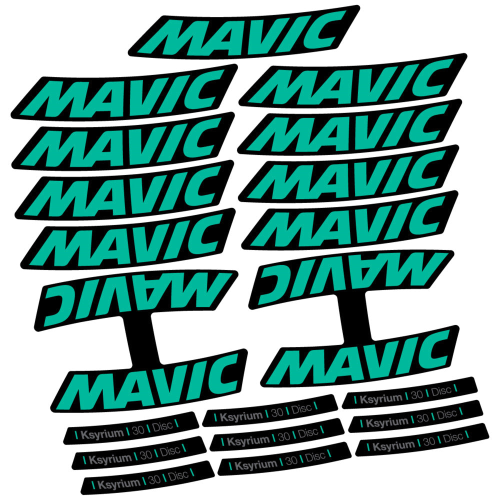 Stickers Compatible Decal Mavic Ksyrium 30 2025 compatibles - Autocollants roue vélo route