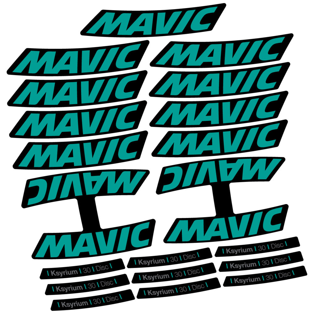 Stickers Compatible Decal Mavic Ksyrium 30 2025 compatibles - Autocollants roue vélo route