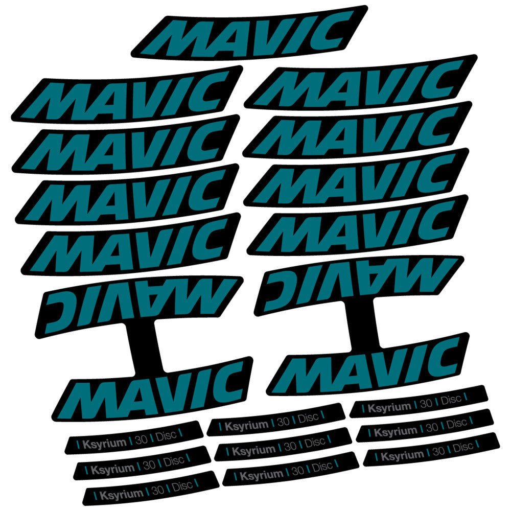 Stickers Compatible Decal Mavic Ksyrium 30 2025 compatibles - Autocollants roue vélo route