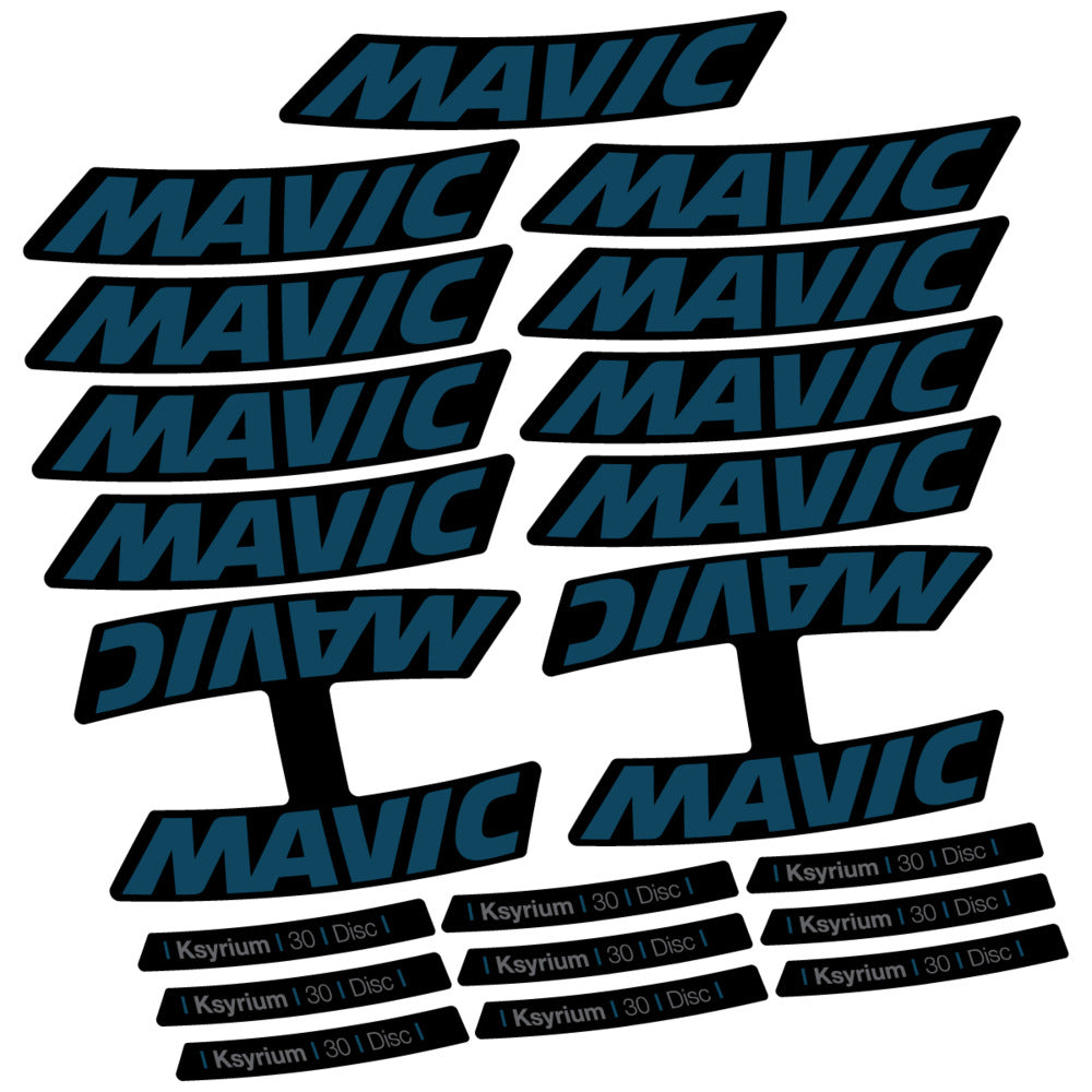 Stickers Compatible Decal Mavic Ksyrium 30 2025 compatibles - Autocollants roue vélo route