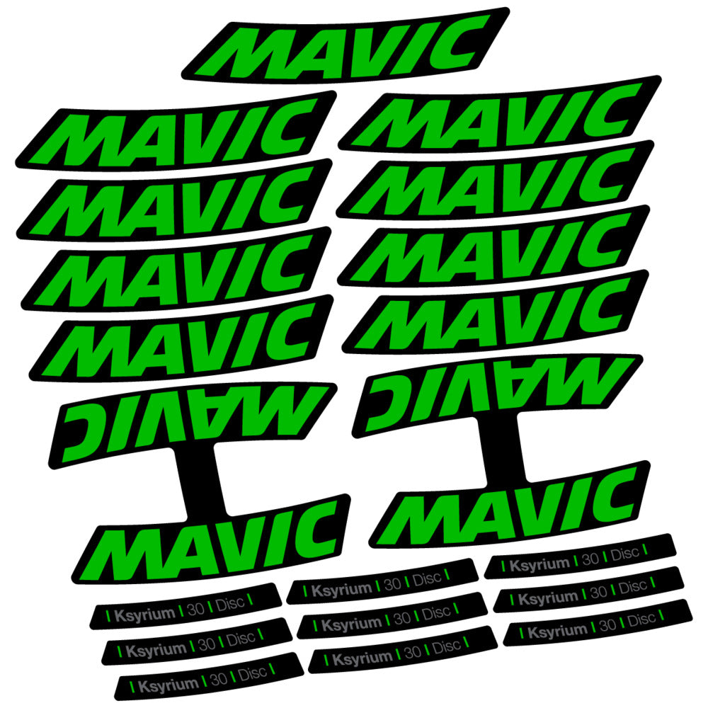Stickers Compatible Decal Mavic Ksyrium 30 2025 compatibles - Autocollants roue vélo route