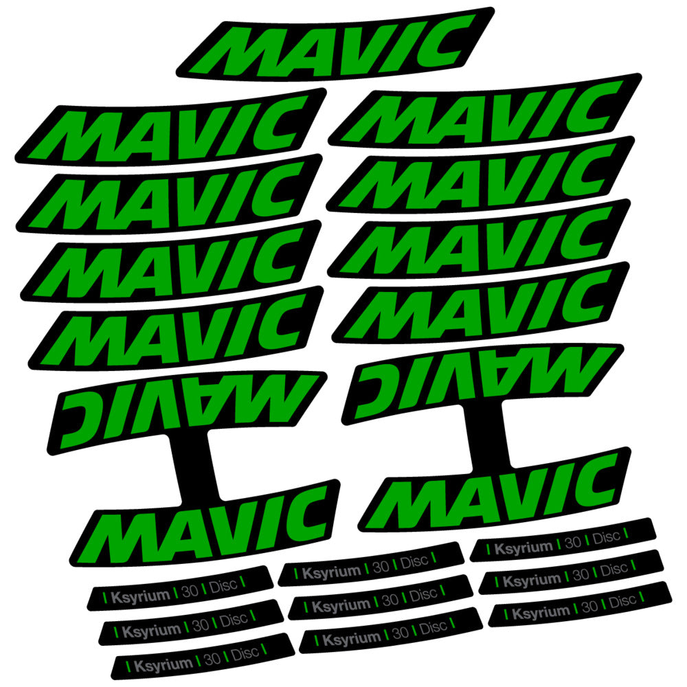 Stickers Compatible Decal Mavic Ksyrium 30 2025 compatibles - Autocollants roue vélo route