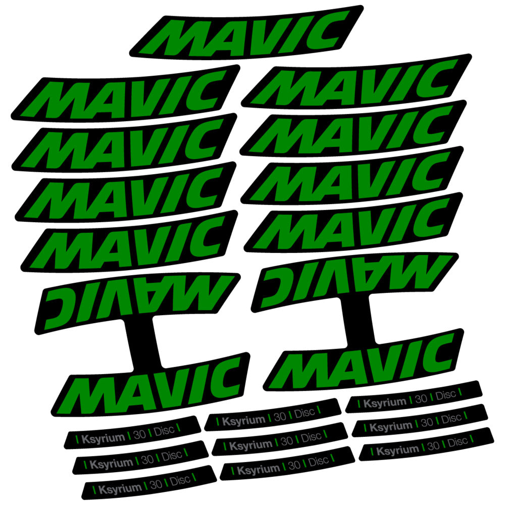 Stickers Compatible Decal Mavic Ksyrium 30 2025 compatibles - Autocollants roue vélo route