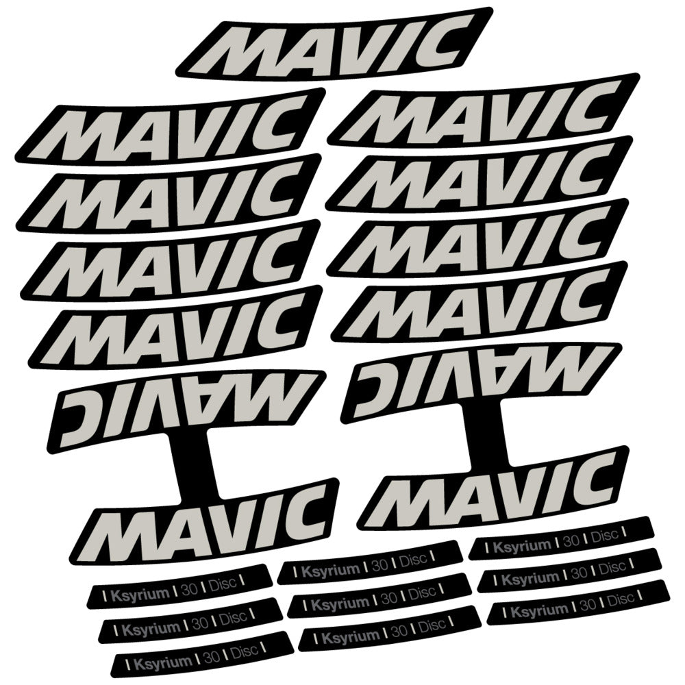 Stickers Compatible Decal Mavic Ksyrium 30 2025 compatibles - Autocollants roue vélo route