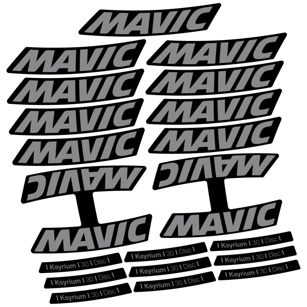 Stickers Compatible Decal Mavic Ksyrium 30 2025 compatibles - Autocollants roue vélo route