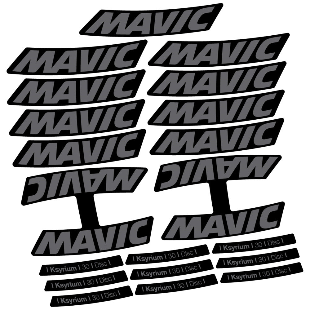 Stickers Compatible Decal Mavic Ksyrium 30 2025 compatibles - Autocollants roue vélo route