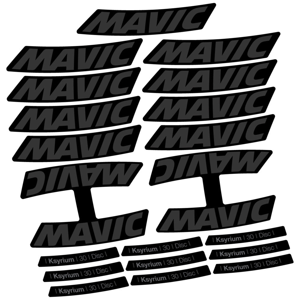 Stickers Compatible Decal Mavic Ksyrium 30 2025 compatibles - Autocollants roue vélo route