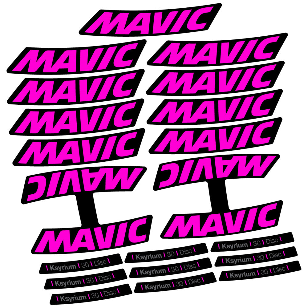 Stickers Compatible Decal Mavic Ksyrium 30 2025 compatibles - Autocollants roue vélo route