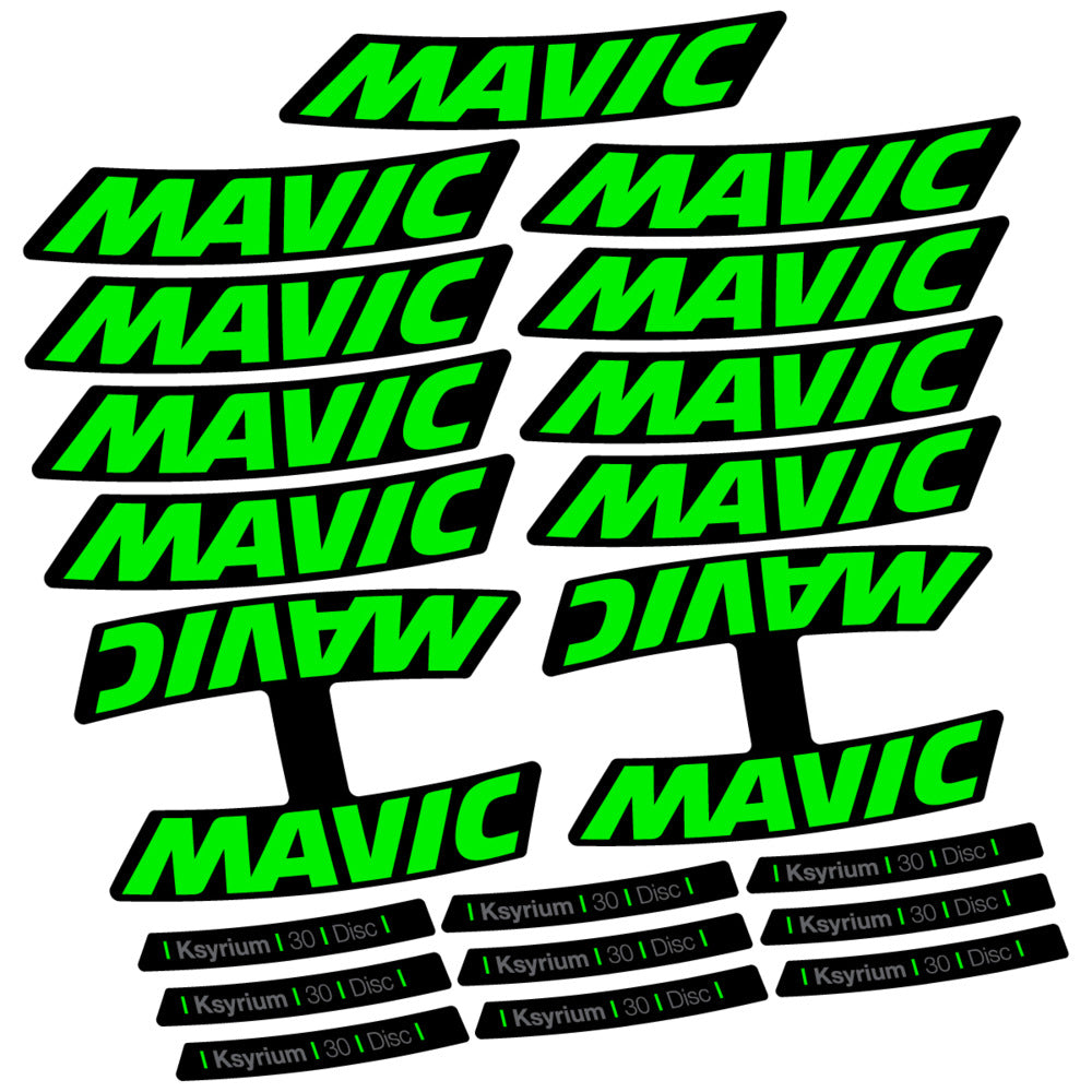 Stickers Compatible Decal Mavic Ksyrium 30 2025 compatibles - Autocollants roue vélo route