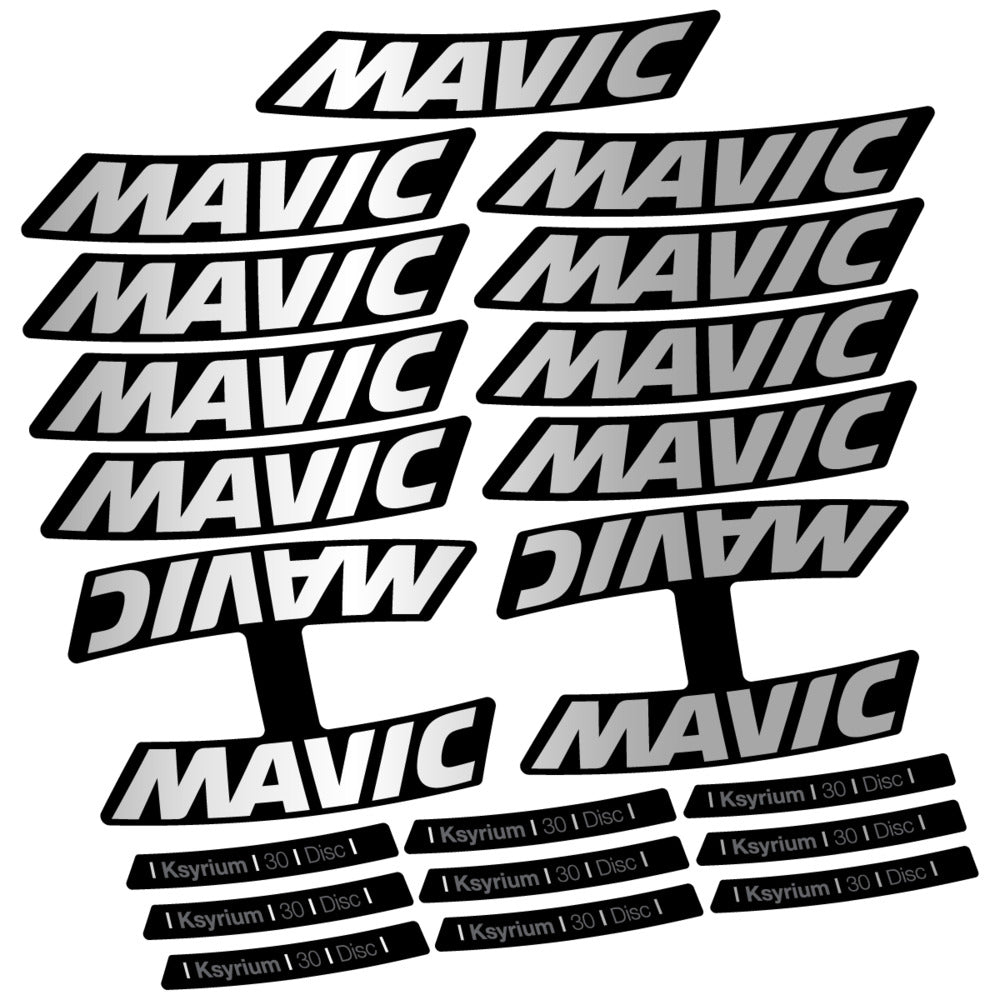 Stickers Compatible Decal Mavic Ksyrium 30 2025 compatibles - Autocollants roue vélo route