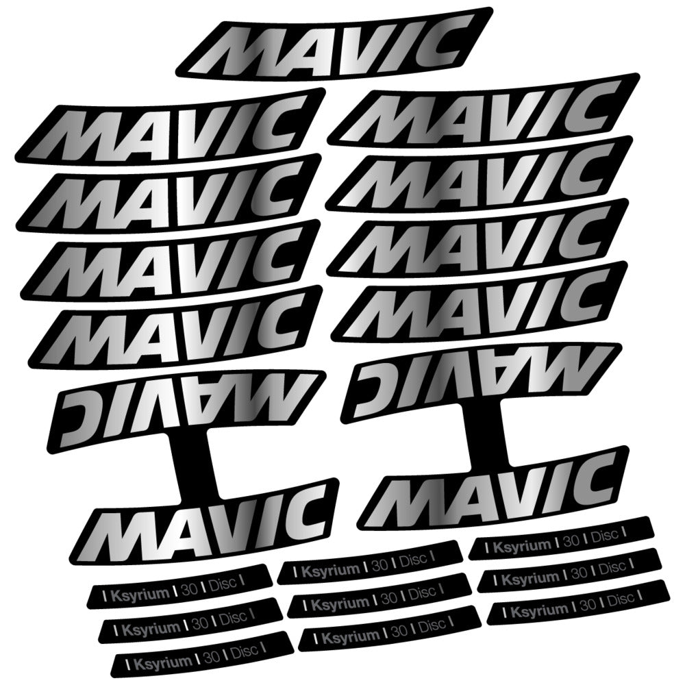 Stickers Compatible Decal Mavic Ksyrium 30 2025 compatibles - Autocollants roue vélo route