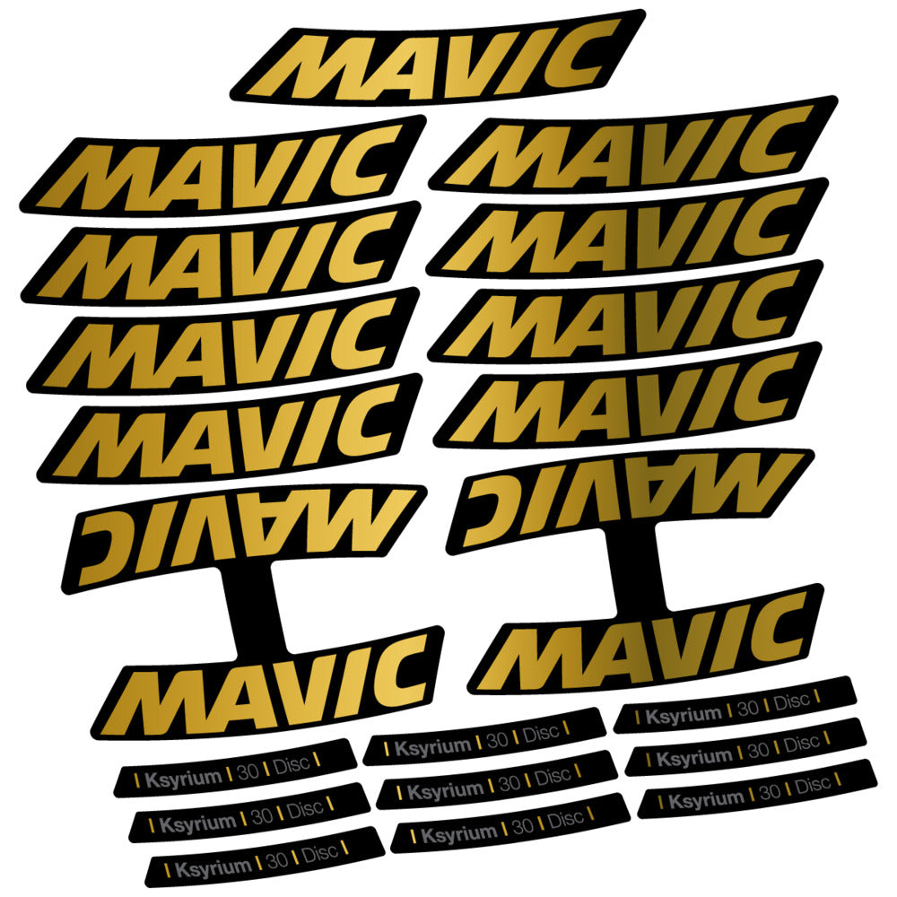 Stickers Compatible Decal Mavic Ksyrium 30 2025 compatibles - Autocollants roue vélo route