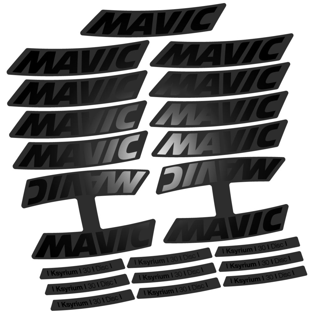 Stickers Compatible Decal Mavic Ksyrium 30 2025 compatibles - Autocollants roue vélo route
