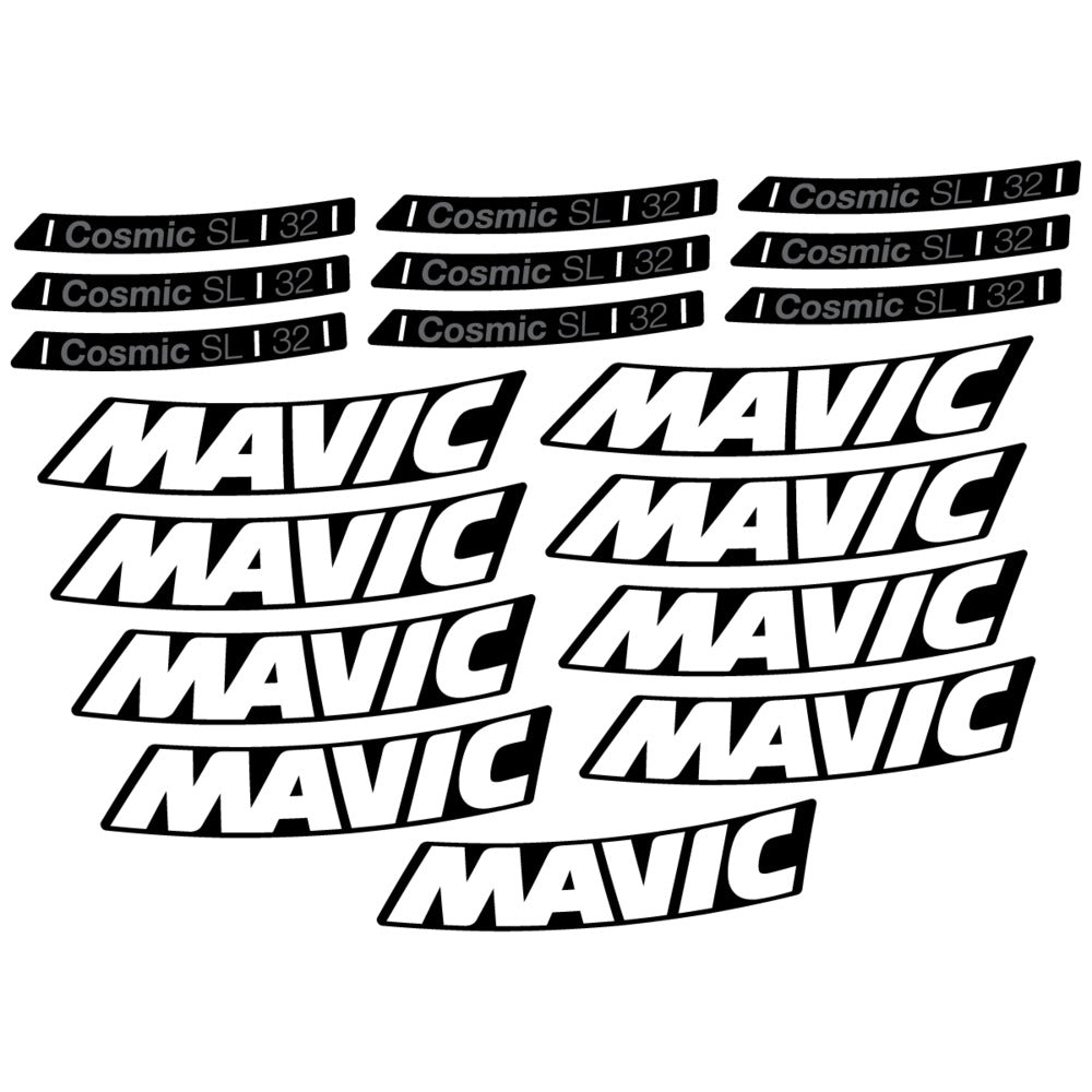 Stickers Compatible Decal Mavic Cosmic SL 32 2025 compatibles - Autocollants roue vélo route