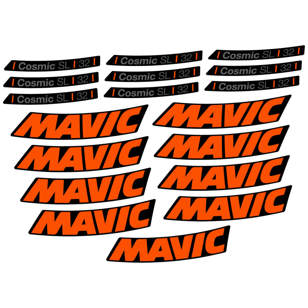 Stickers Compatible Decal Mavic Cosmic SL 32 2025 compatibles - Autocollants roue vélo route