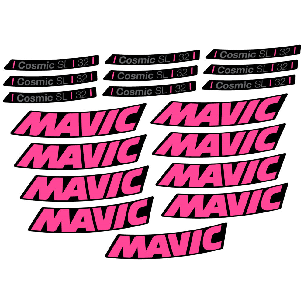 Stickers Compatible Decal Mavic Cosmic SL 32 2025 compatibles - Autocollants roue vélo route