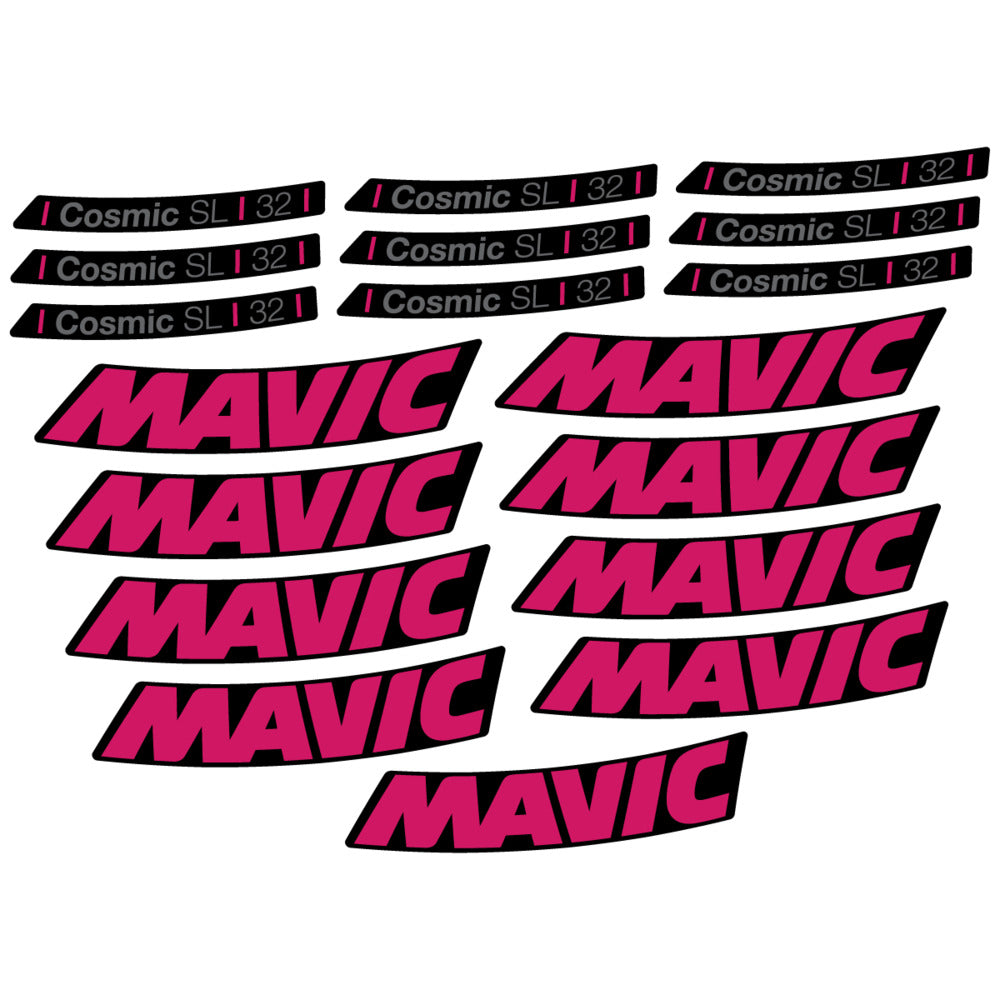 Stickers Compatible Decal Mavic Cosmic SL 32 2025 compatibles - Autocollants roue vélo route