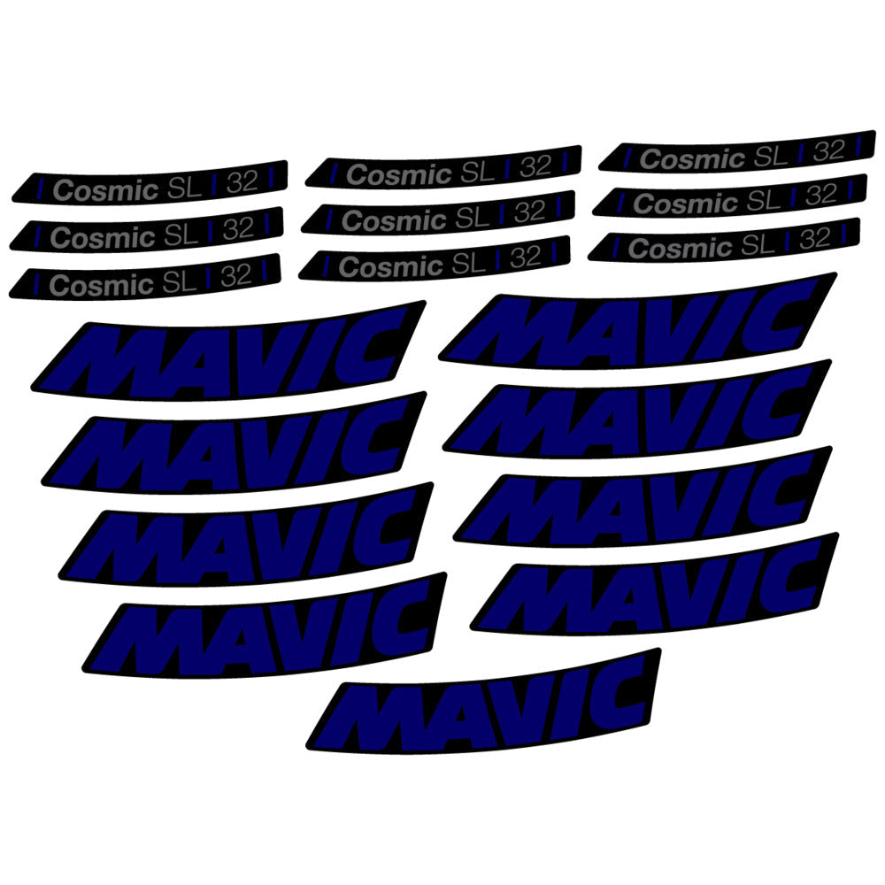 Stickers Compatible Decal Mavic Cosmic SL 32 2025 compatibles - Autocollants roue vélo route