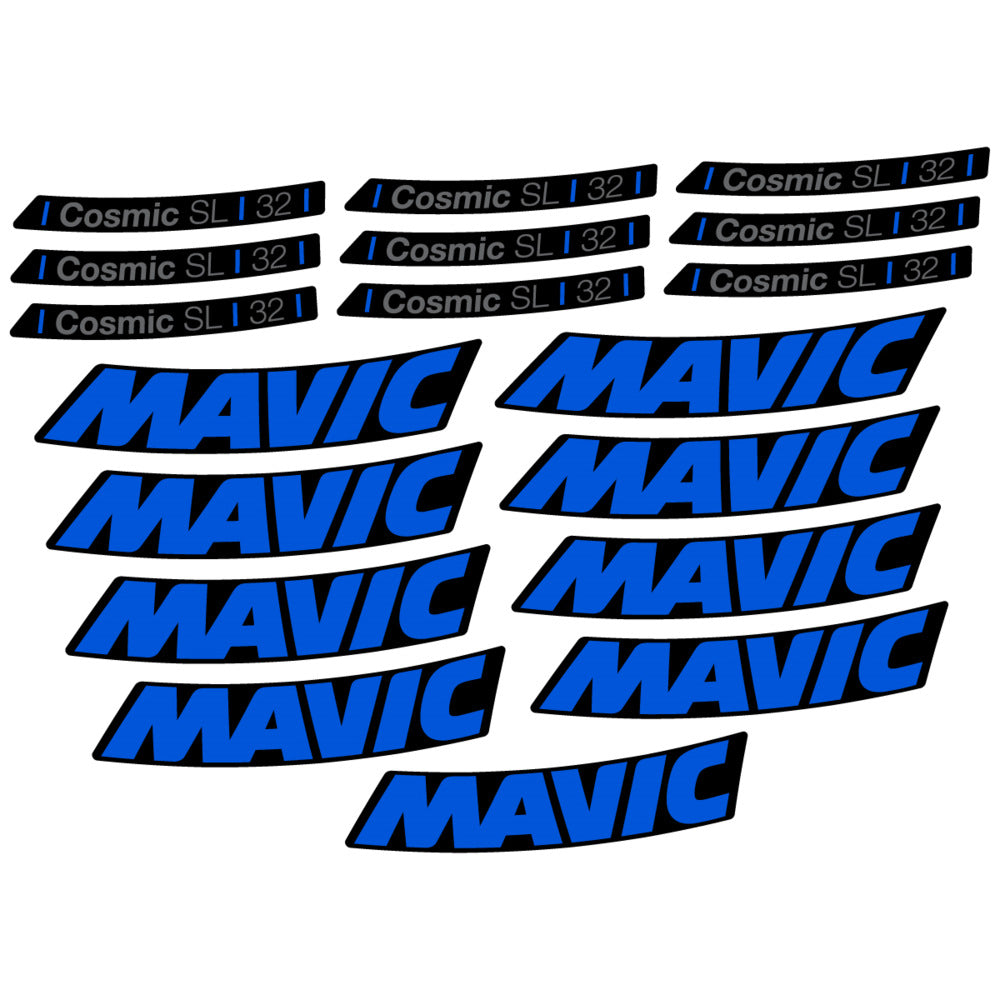 Stickers Compatible Decal Mavic Cosmic SL 32 2025 compatibles - Autocollants roue vélo route