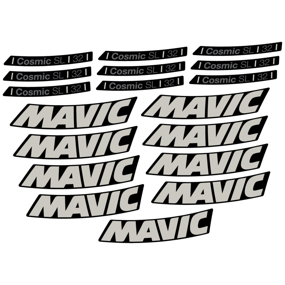 Stickers Compatible Decal Mavic Cosmic SL 32 2025 compatibles - Autocollants roue vélo route