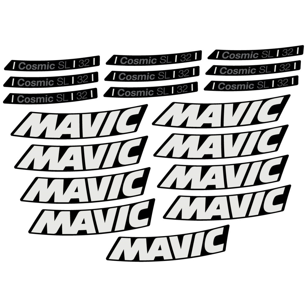 Stickers Compatible Decal Mavic Cosmic SL 32 2025 compatibles - Autocollants roue vélo route