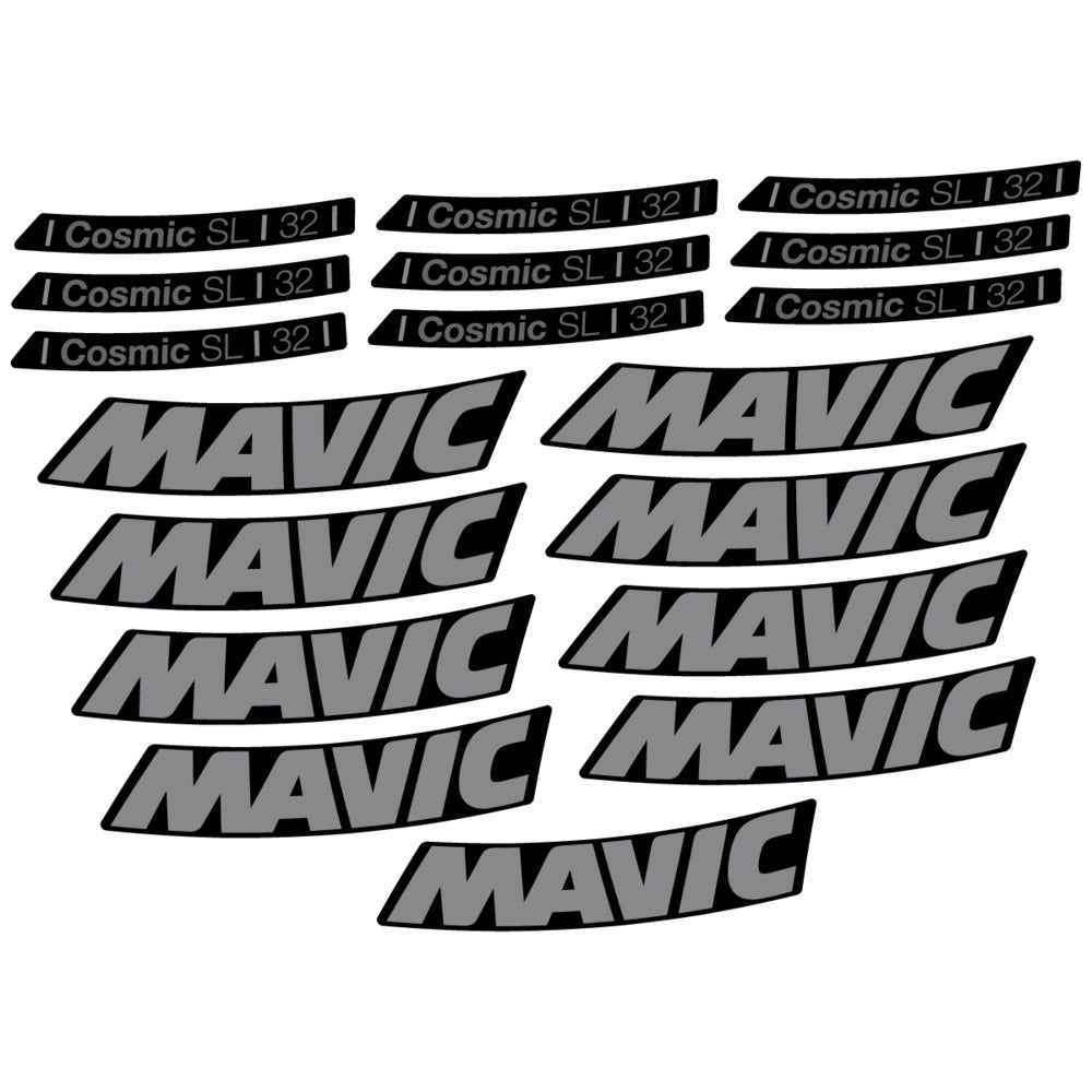 Stickers Compatible Decal Mavic Cosmic SL 32 2025 compatibles - Autocollants roue vélo route