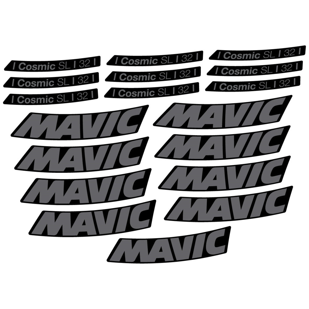 Stickers Compatible Decal Mavic Cosmic SL 32 2025 compatibles - Autocollants roue vélo route