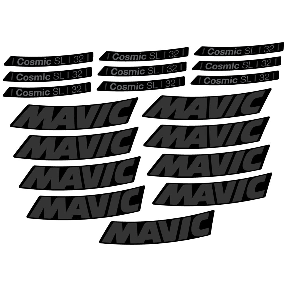Stickers Compatible Decal Mavic Cosmic SL 32 2025 compatibles - Autocollants roue vélo route