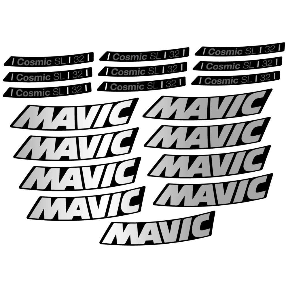 Stickers Compatible Decal Mavic Cosmic SL 32 2025 compatibles - Autocollants roue vélo route