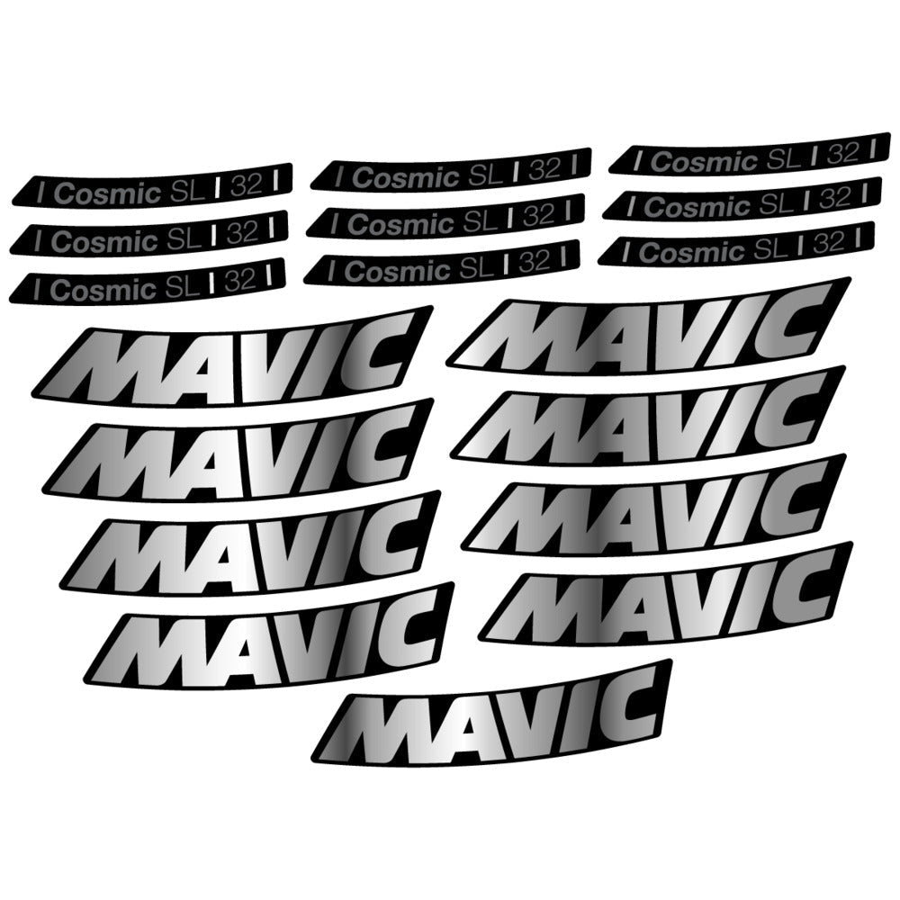Stickers Compatible Decal Mavic Cosmic SL 32 2025 compatibles - Autocollants roue vélo route