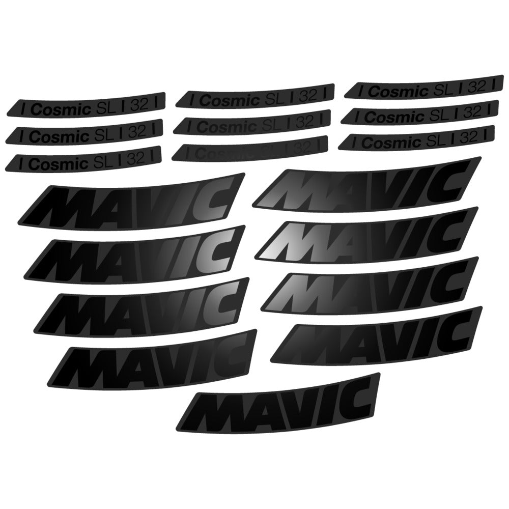 Stickers Compatible Decal Mavic Cosmic SL 32 2025 compatibles - Autocollants roue vélo route