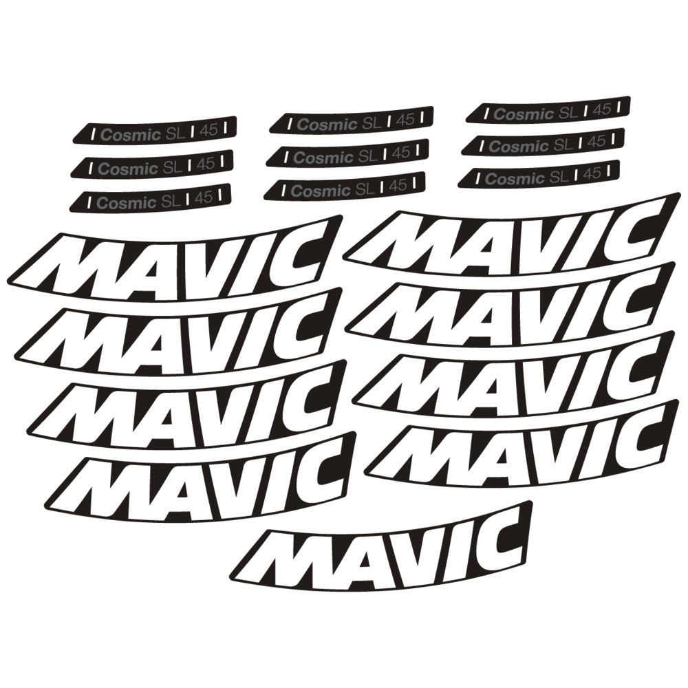 Stickers Compatible Decal Mavic Cosmic SL 45 2025 compatibles - Autocollants roue vélo route